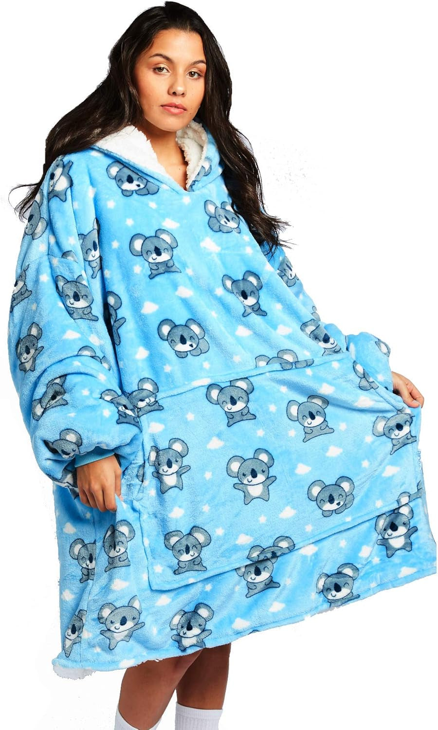 Oodie Premium Wearable Blanket Hoodie | Comfortable Oversized Sherpa Fleece Blanket for Women & Men