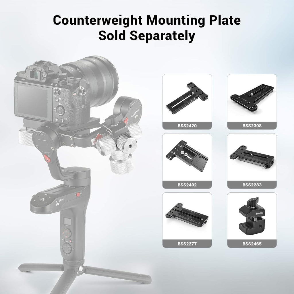 Removable Counterweight 100G for DJI Ronin S/Ronin RS 2 / Ronin-Sc/Ronin RSC 2 and Zhiyun Gimbal Stabilizers – AAW2284