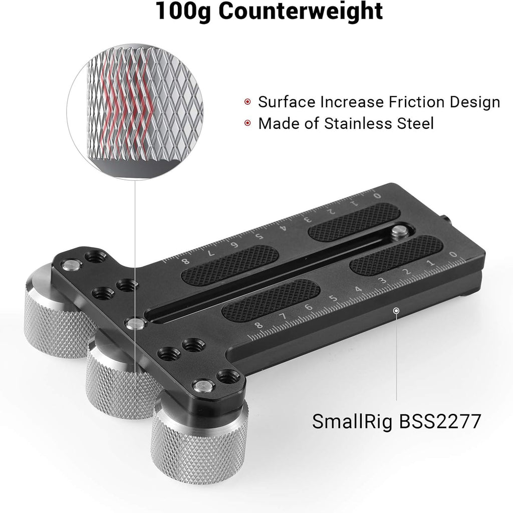 Removable Counterweight 100G for DJI Ronin S/Ronin RS 2 / Ronin-Sc/Ronin RSC 2 and Zhiyun Gimbal Stabilizers – AAW2284