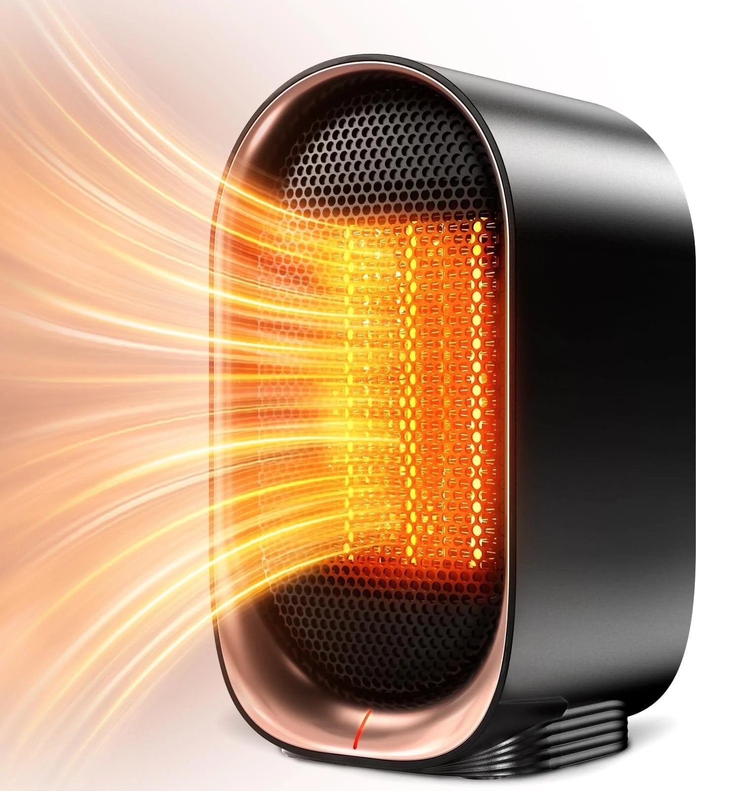 Space Heater, Small Portable Electric Heaters 1500W/800W, 2S Fast Heating, Tip-Over and Overheat Protection, Mini PTC Ceramic Room Desk Heater for Office Bedroom Indoor Use