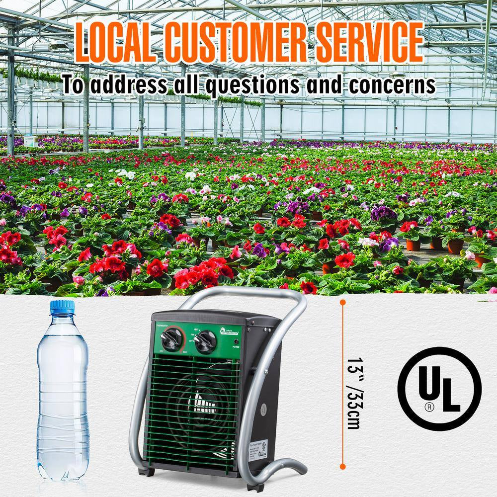 Greenhouse 1500-Watt Garage Workshop Portable Heater