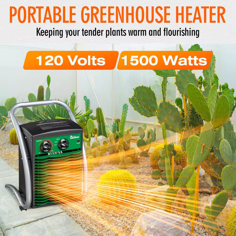 Greenhouse 1500-Watt Garage Workshop Portable Heater