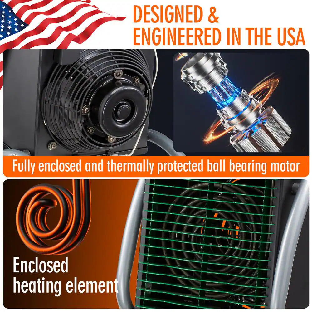 Greenhouse 3,000-Watt Garage Workshop Portable Heater