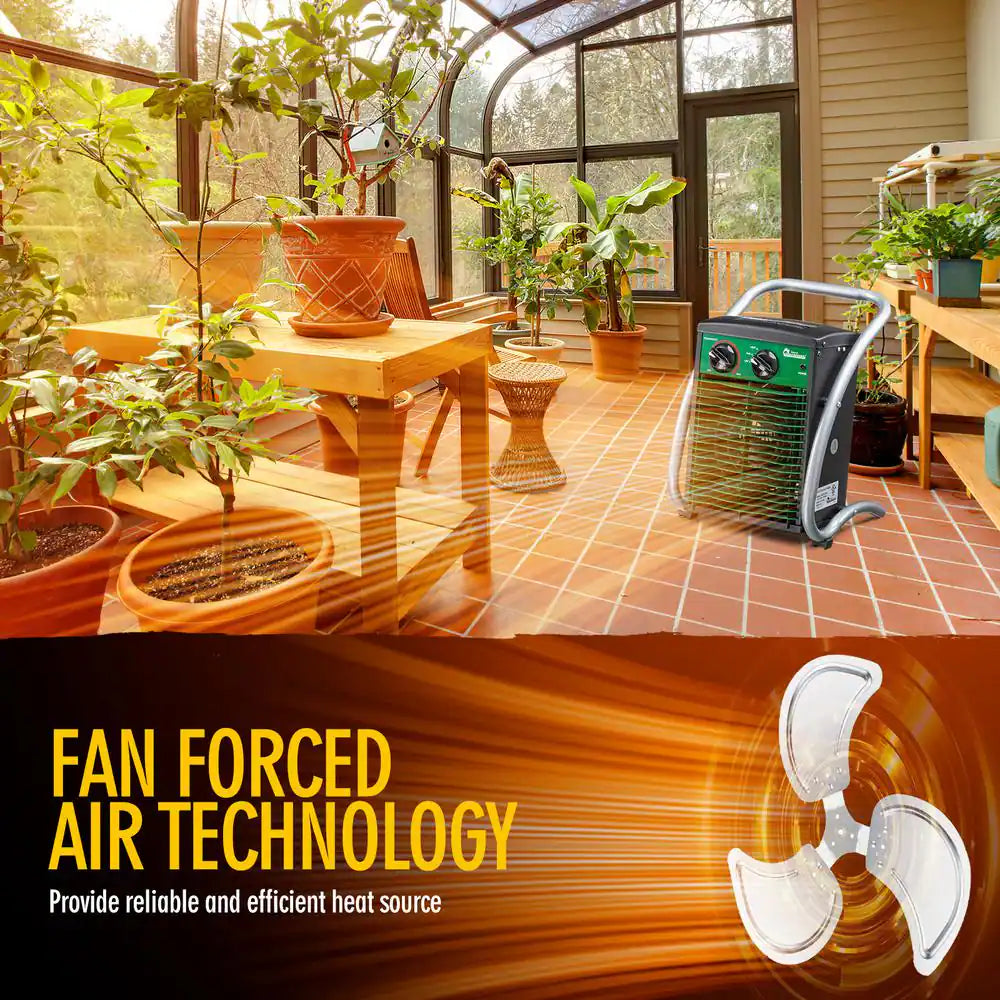 Greenhouse 1500-Watt Garage Workshop Portable Heater