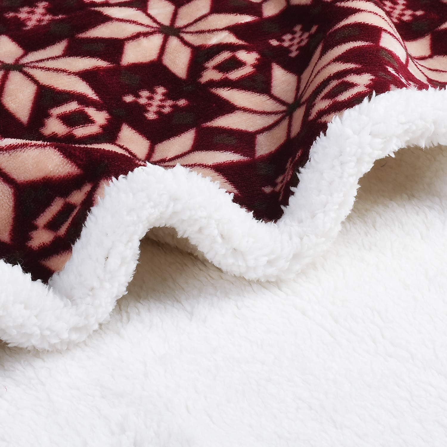 Sherpa Fleece Throw Blanket, Super Soft Mink Plush Couch Blanket, TV Bed Fuzzy Blanket, Fluffy Comfy Warm Heavy Throws, Comfort Caring Gift, 50X60 Inches